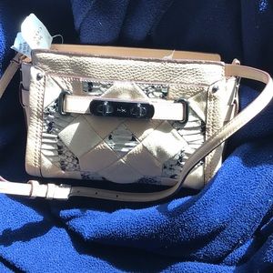 NWT Coach Swagger Patchwork (Leather/Suede/Snake)